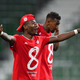 David Alaba of Bayern Munich celebrates securing the Bundesliga title, Bayern Munich’s eighth straight, on Wednesday.
